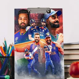 Virat Kohli Digital Reprint Clip Board Exam Pad Size 14x10 Inches (ep230)-image-87