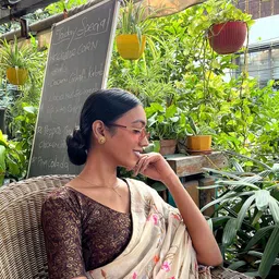 Bindigasm's Advi Printed Jacquard Saree Blouse-picture-33