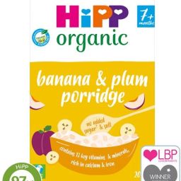 Organic Banana & Plum Porridge, European-Made Cereal-image-98