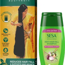 Ayurvedic Growth Oil 200ml + Anti-Hair Fall Shampoo 100ml (Combo Pack of 2)-image-52