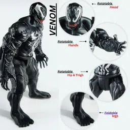 toyoro Venom Action Hero Toy, Best Gift For Boys Action Figure Superhero With Lights image 2