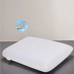 Memory Foam Pillow - Best for Neck and Shoulder Pain - Memory Foam, Gel Solid Sleeping Pillow Pack of 1-image-1