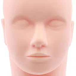 Mannequin Doll Face Head For Eyelashes & Makeup Practice Accessory Set Hair Extension-1