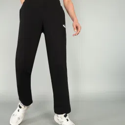 Women Solid Black Track Pants-image-60