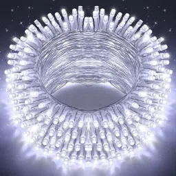 40 LEDs 11 m White Steady Bulb Rice Lights-6