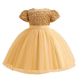 StyleCast x Revolte Embellished Puff Sleeve Balloon Dress-image-18