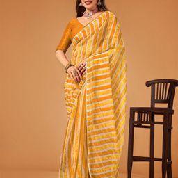 Flip The Style Leheriya Printed Pure Georgette Ready to Wear Leheriya Saree-picture-30