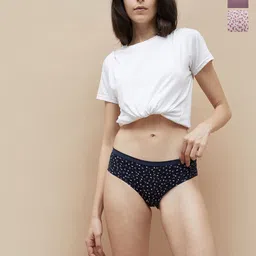 Ginger by Lifestyle Women Pack Of 3 Printed Hipster Briefs 1000011381863-ORCHID-picture-53