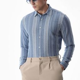 Jack & Jones Men Multi Stripes Striped Casual Shirt-picture-24