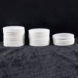 ZULKA Set of 48 Simple Matte Finish Plain Metal Bangles-image-83