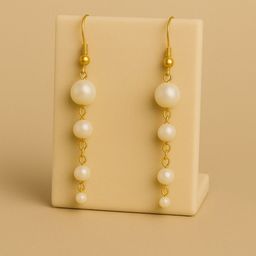 Mikado Contemporary Drop Earrings-image-15