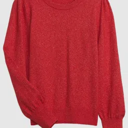 GAP Girls Solid Round-Neck Pullover Regular Sweater-image-48