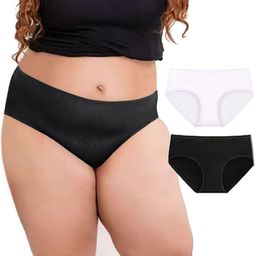 Diving Deep Women Pack of 2 Cotton Assorted Hipster Briefs-picture-44