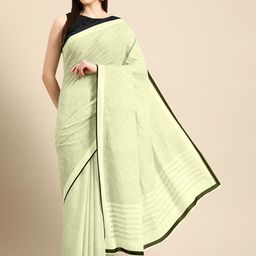 BUTA BUTI  Olive Colour Floral Printed Saree-image-15