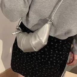StyleCast x Revolte PU Half Moon Sling Bag-53