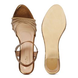 Smart & Sleek Embellished Open Toe Block Heels image 4