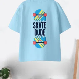 CODEZ Boys Drop-Shoulder Sleeves Pure Cotton T-shirt-image-98