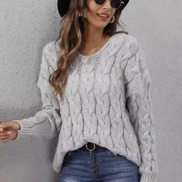 StyleCast Women Cable Knit Pullover-picture-39