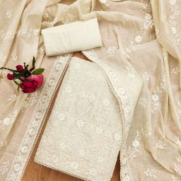 Rangtulika Ethnics Embroidered Unstitched Dress Material-picture-44