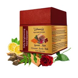 Urbaano Herbal Ayurveda Concepts Face Brightening Cleanser, Scrub & Mask - 105 g-42