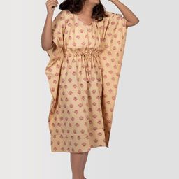 Vivika Floral Print Kaftan Dress-image-73