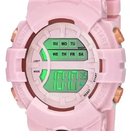 Hala Men Solid Round Tang Regular Digital Watch-HL76-G image 3