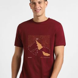 NOBERO Men Graphic Printed Round Neck Cotton T-shirt-image-111