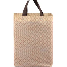 Kuber Industries Printed Shopper Handheld Bag with Cut Work image 5