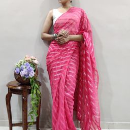 Mitera Zari Poly Georgette Ready to Wear Saree-picture-31