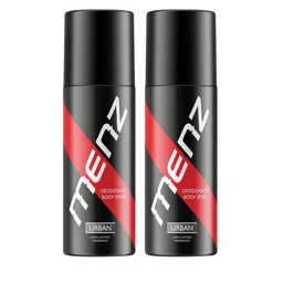 MENZ Men Set Of 2 Urban Long Lasting Deodorant Body Spray 150 ml Each-5