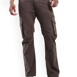 WROGN Men Straight Fit Cargos Trousers-image-9