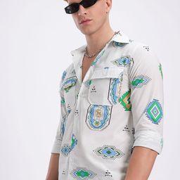glitchez Geo Play Printed Shirt-image-17