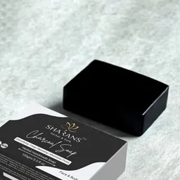 Sharans Activated Charcoal & Aloe Vera Soap For Oil Control & Tan Removal - 100 g-36