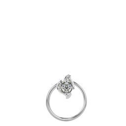 VALANOVA Women 14 Kt 925 Sterling Silver Nosepin 0.13gms with Lab Grown Diamond 0.03cts-image-95