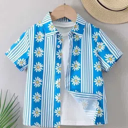 The Collared Unisex Kids Classic Casual Shirt-image-68