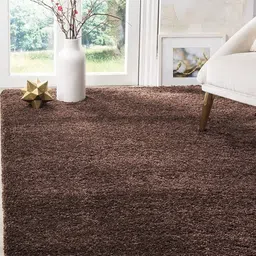 CARPETIFY Brown Shaggy Anti-Skid Carpet-image-33