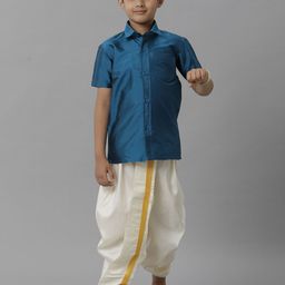 Ramraj Boys Shirt with Dhoti Pants-image-66