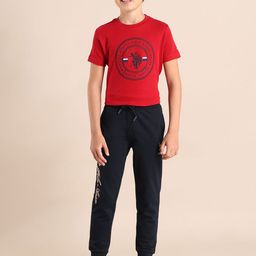 u.s. polo assn. kids U.S. Polo Assn. Boys Pure Cotton Mid Rise Joggers-picture-34