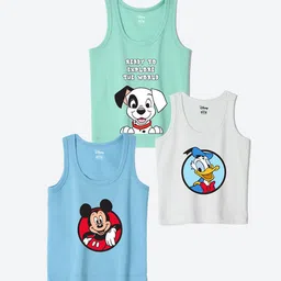 Wear Your Mind Infants Pack Of 3 Printed Basic Vests IFVDPO3022-image-93