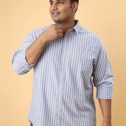 NEON CHILLIE Men Striped Casual Shirt-image-90