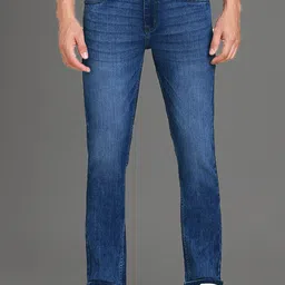 fineblu Men High-Rise Light Fade Stretchable Jeans-picture-17