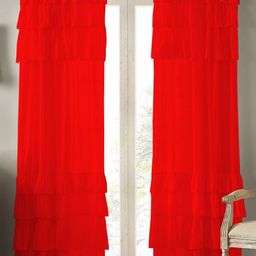 Dekor World Multicoloured Set of 2 Sheer Long Door Curtain-11