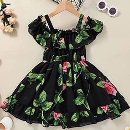 Flip The Style Girls Black Clothing Set-image-2