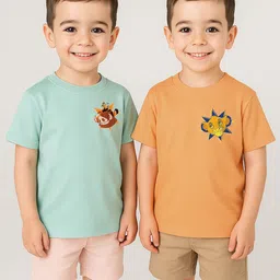 Nauti Nati Boys 2 Printed T-shirt-image-41
