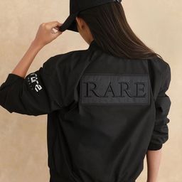 RAREISM Women Bomber with Patchwork Jacket-30