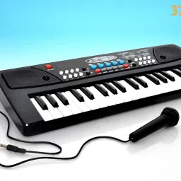 37-Key Musical Piano Keyboard with Microphone 430A1 Song Record Feaure_P782-image-92