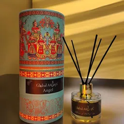 GLOBAL AROMA Blue & Red Angel Reed Aroma Oil Diffuser & Sticks 120ml-48