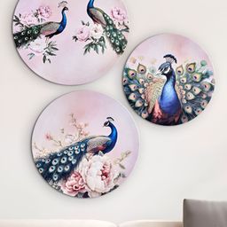 Home Centre Pink & Blue 3 Pieces Wall Photo Frames-image-20