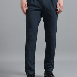 THINC Men Pleated Regular Trousers-image-60