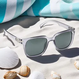 HASHTAG EYEWEAR Unisex Square with Polarised Lens Sunglasses TT Polarized-30012-GRY-G15-1804-image-94